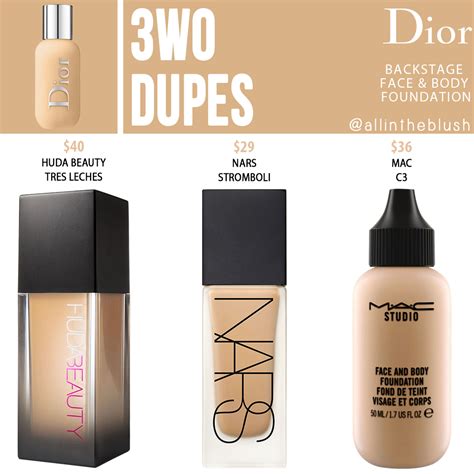 drugstore dupe for dior backstage foundation|best dior foundation dupe.